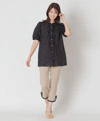 新品トゥー ビー シック　ドッドブラウス セール】 スパンドットプリント ブラウス （シャツ・ブラウス