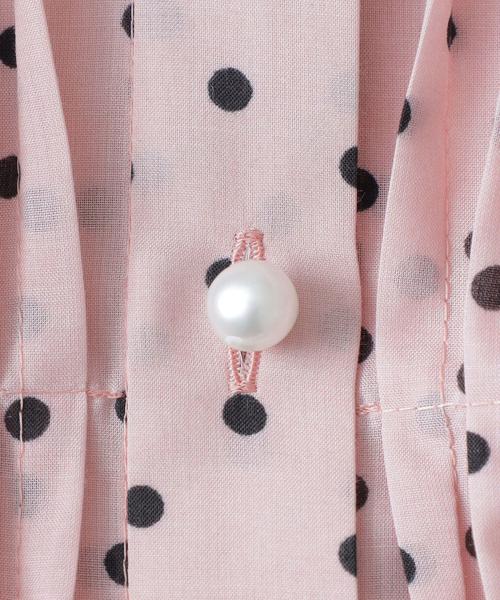 L】ランダムドット ピンタックブラウス(トップス)｜TO BE CHIC(トゥー