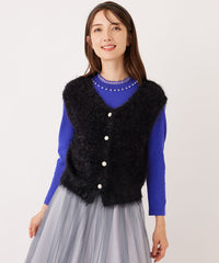 L】フェザーミックス 2WAYジレ(トップス)｜TO BE CHIC(トゥー ビー