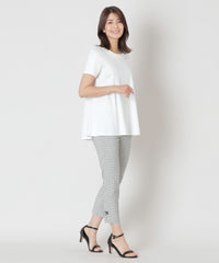 【未使用】TO BE CHIC リボン付きチュニック ワンピース サイズ50 L】タックリボン＆ビジューネック チュニック(トップス)｜TO BE CHIC