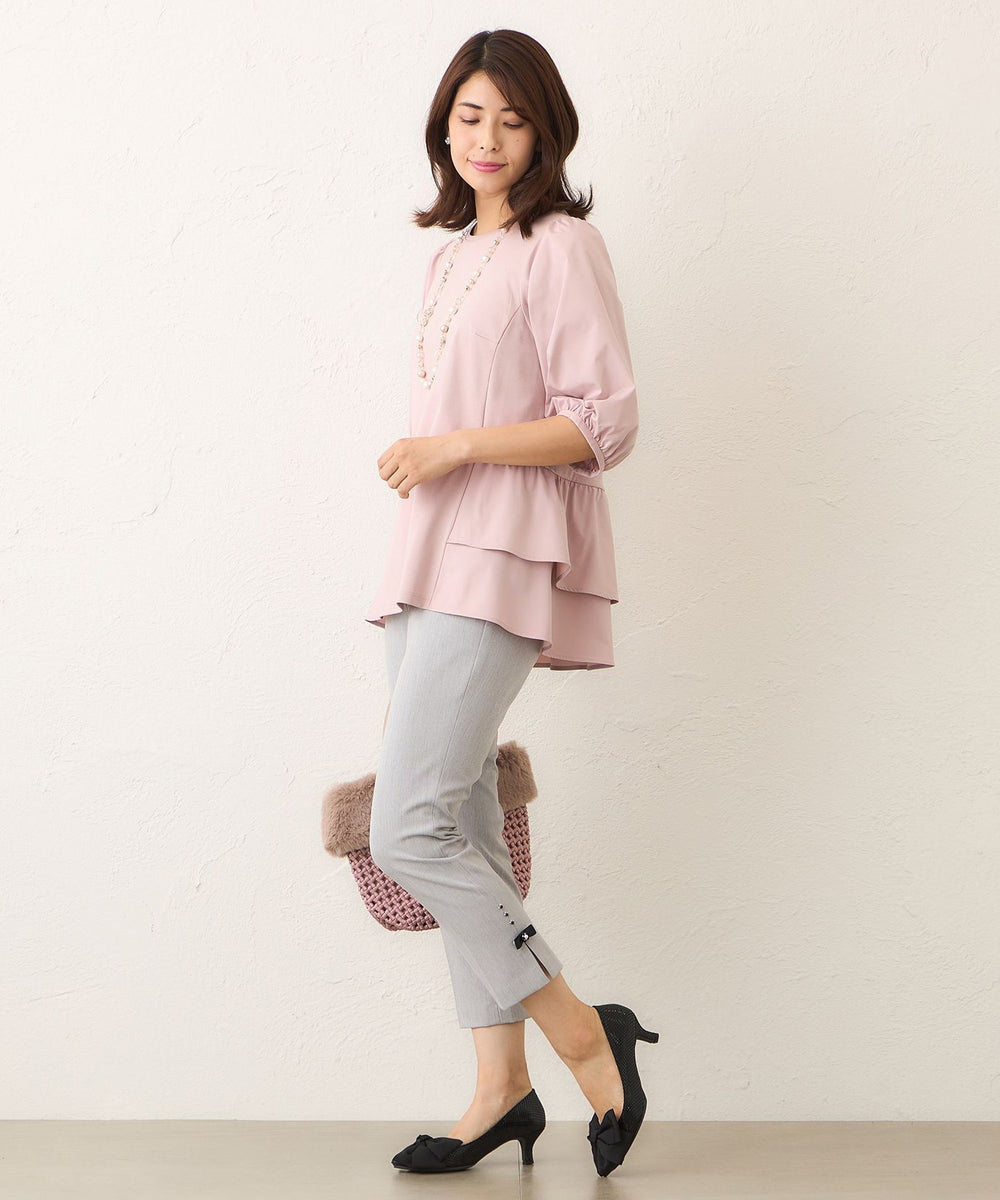 L】ティアードフリル チュニック(トップス)｜TO BE CHIC(トゥー ビー