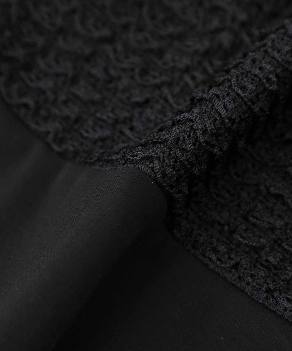 L】コマフリル カットソーコンビチュニック(トップス)｜TO BE