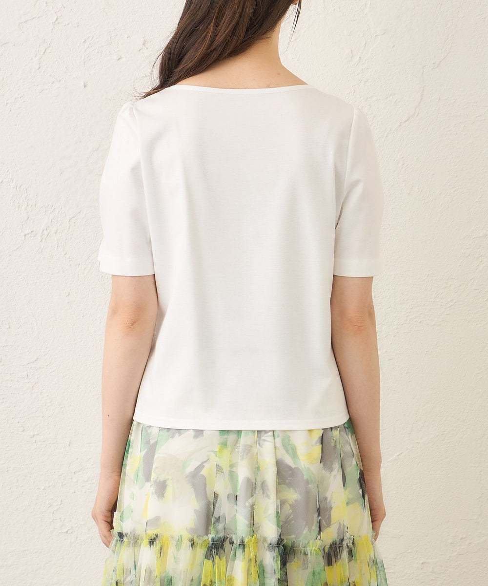 L】ぼかしフラワーモチーフ プルオーバー(トップス)｜TO BE CHIC