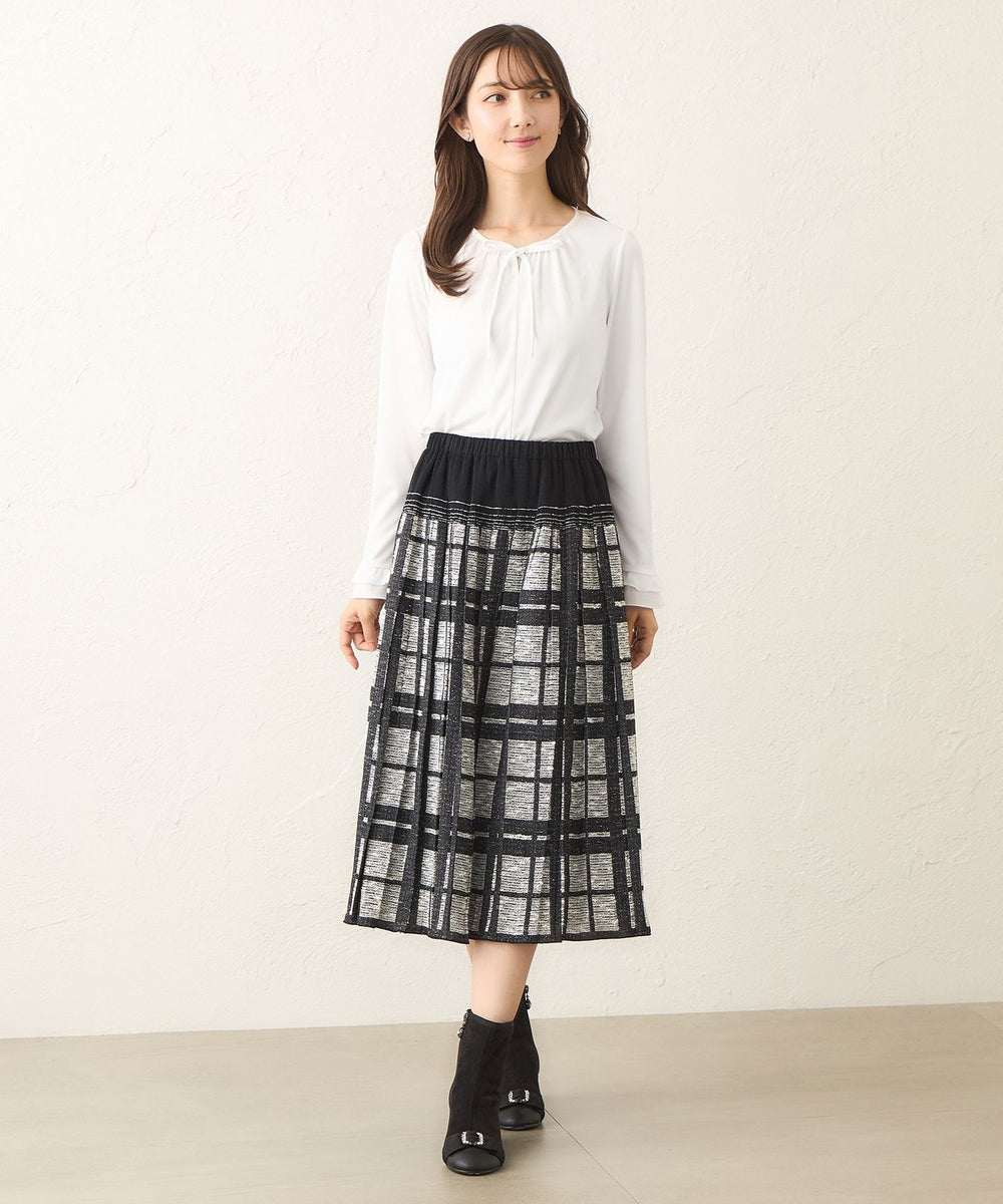 L】リボンビジュー カットソー(トップス)｜TO BE CHIC(トゥー ビー