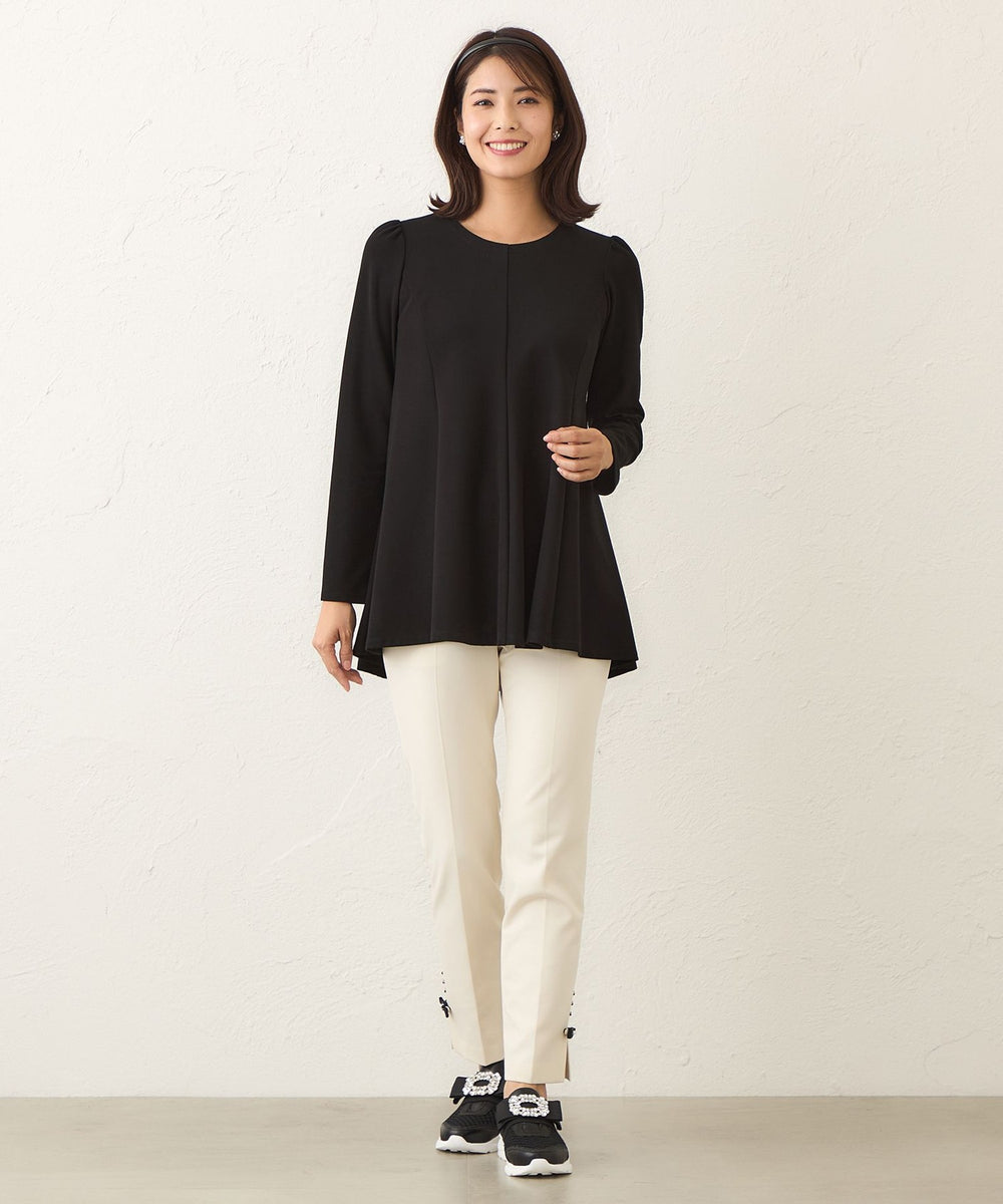 L】モイストポンチ カットソーチュニック(トップス)｜TO BE CHIC
