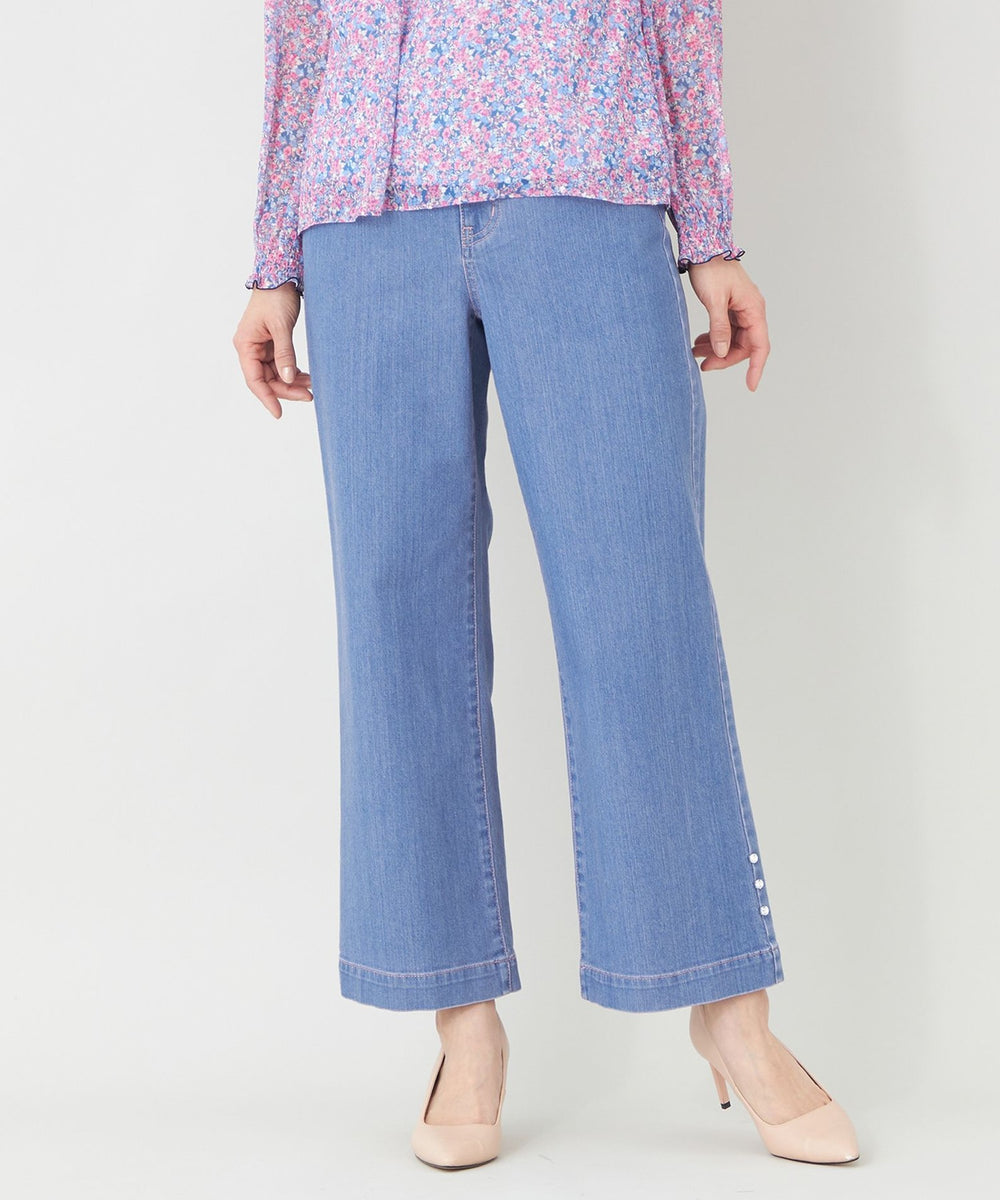 L】エレガンス ワイドデニム(パンツ)｜TO BE CHIC(トゥー ビー シック