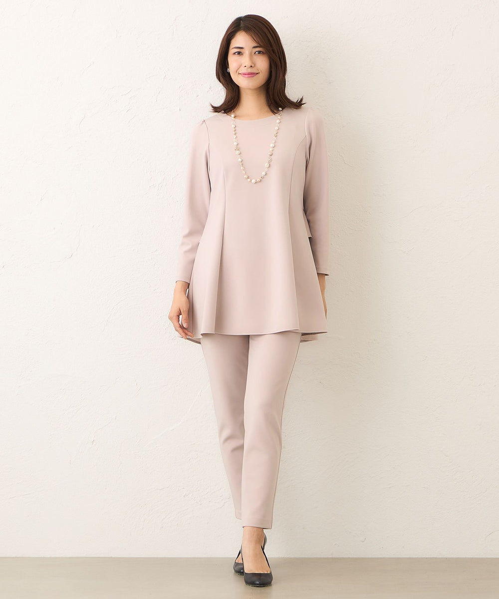 L】マットストレッチダンボール パンツ(パンツ)｜TO BE CHIC