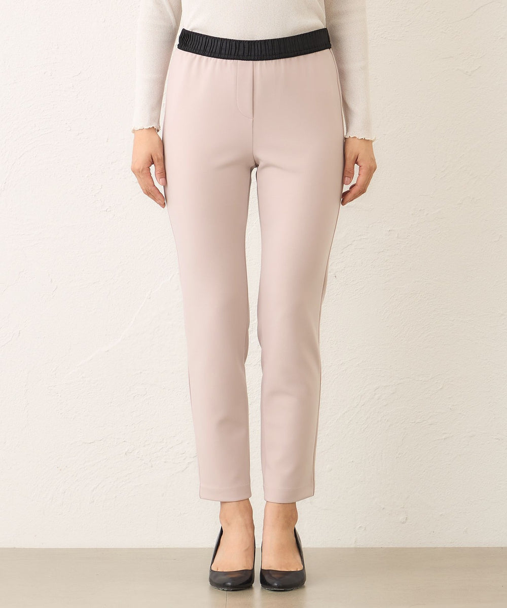 L】マットストレッチダンボール パンツ(パンツ)｜TO BE CHIC