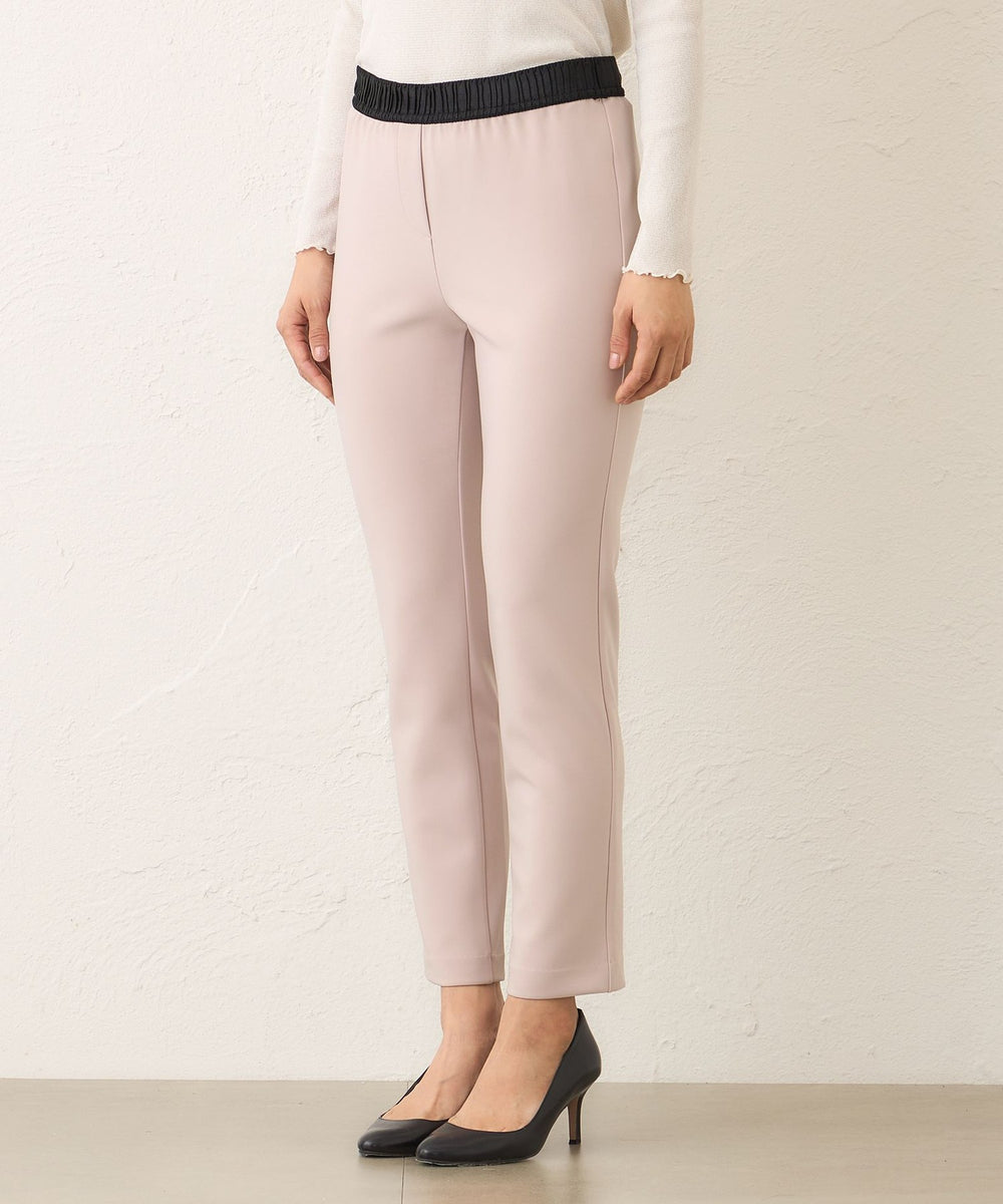 L】マットストレッチダンボール パンツ(パンツ)｜TO BE CHIC