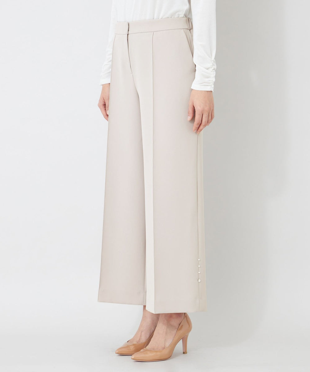 パンツ Wataru L】デュアルストレッチ ワイドパンツ(パンツ)｜TO BE CHIC(トゥー ビー