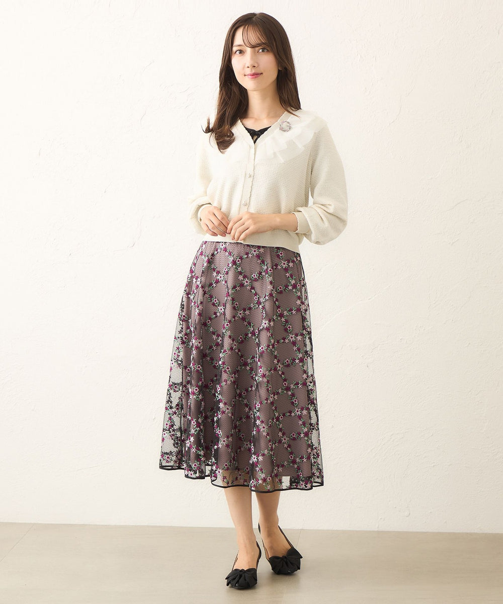 BE TO CHIC トゥービーシック フレアスカート フレア ギンガムチェック
