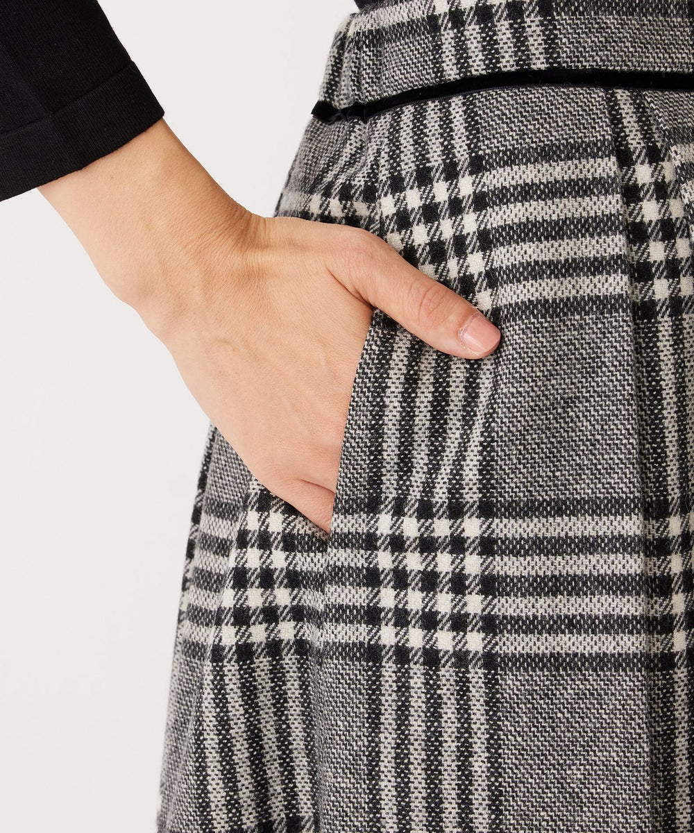 L】グレンチェック タックスカート(スカート)｜TO BE CHIC(トゥー ビー