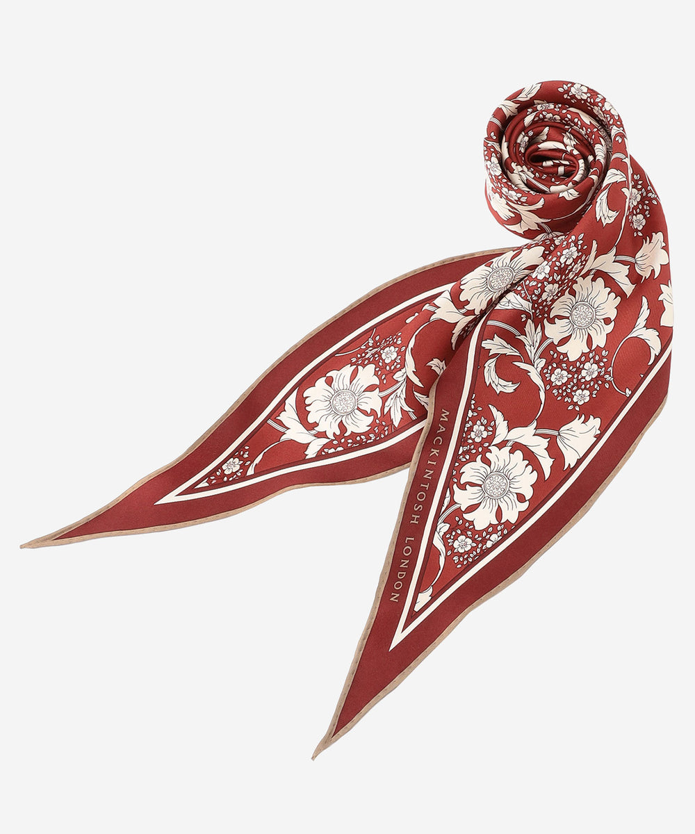 【BIBURY FLOWER】ダイヤモンドシェイプスカーフ
