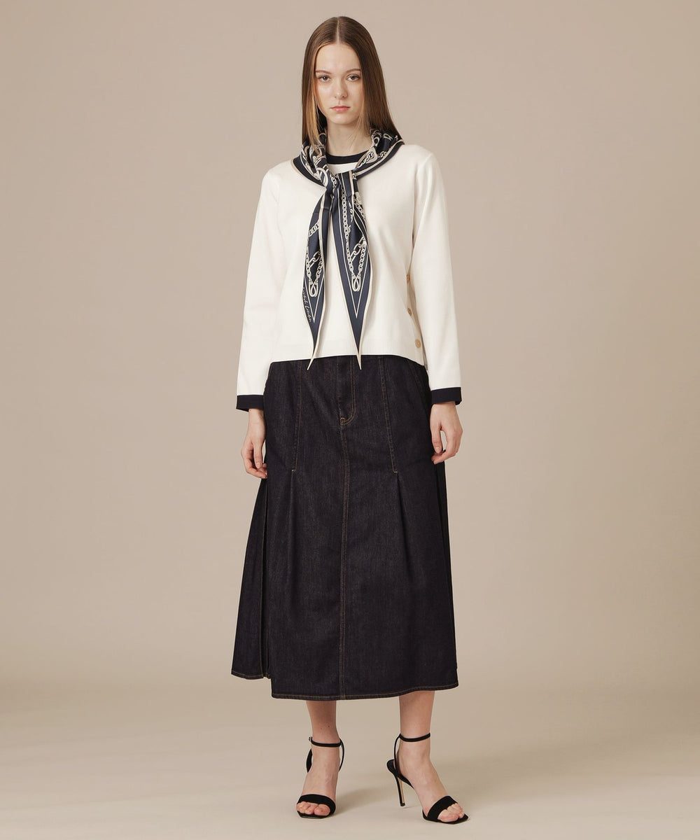 eclat5月号掲載】【Diamond Shape Scarf/ダイヤモンドシェイプスカーフ