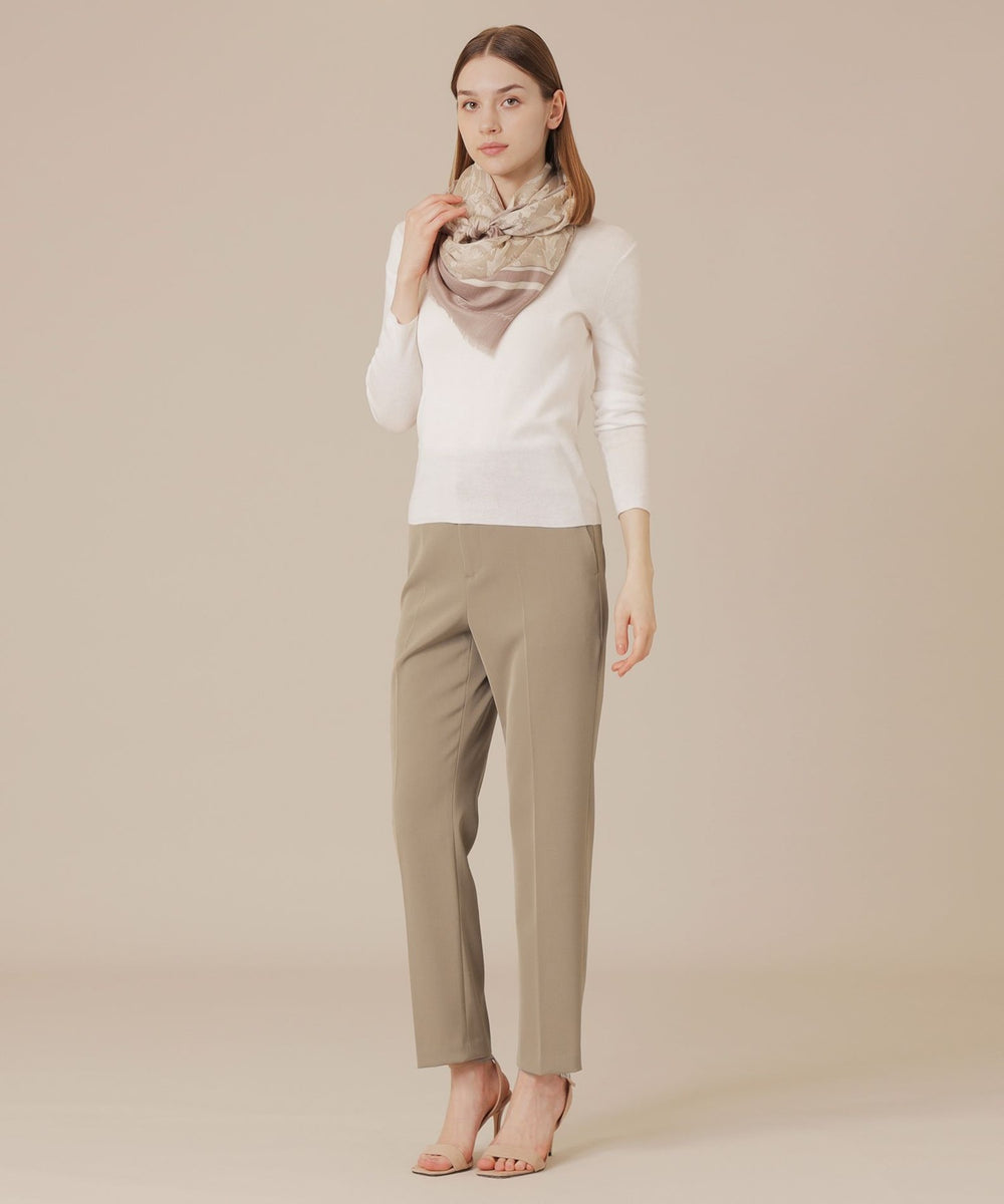 ❤お得なお品❤クリーニング済 H柄 コットンシルクストール アイボリー エルメス コットンシルクの手織りストール | iichi 日々の暮らしを