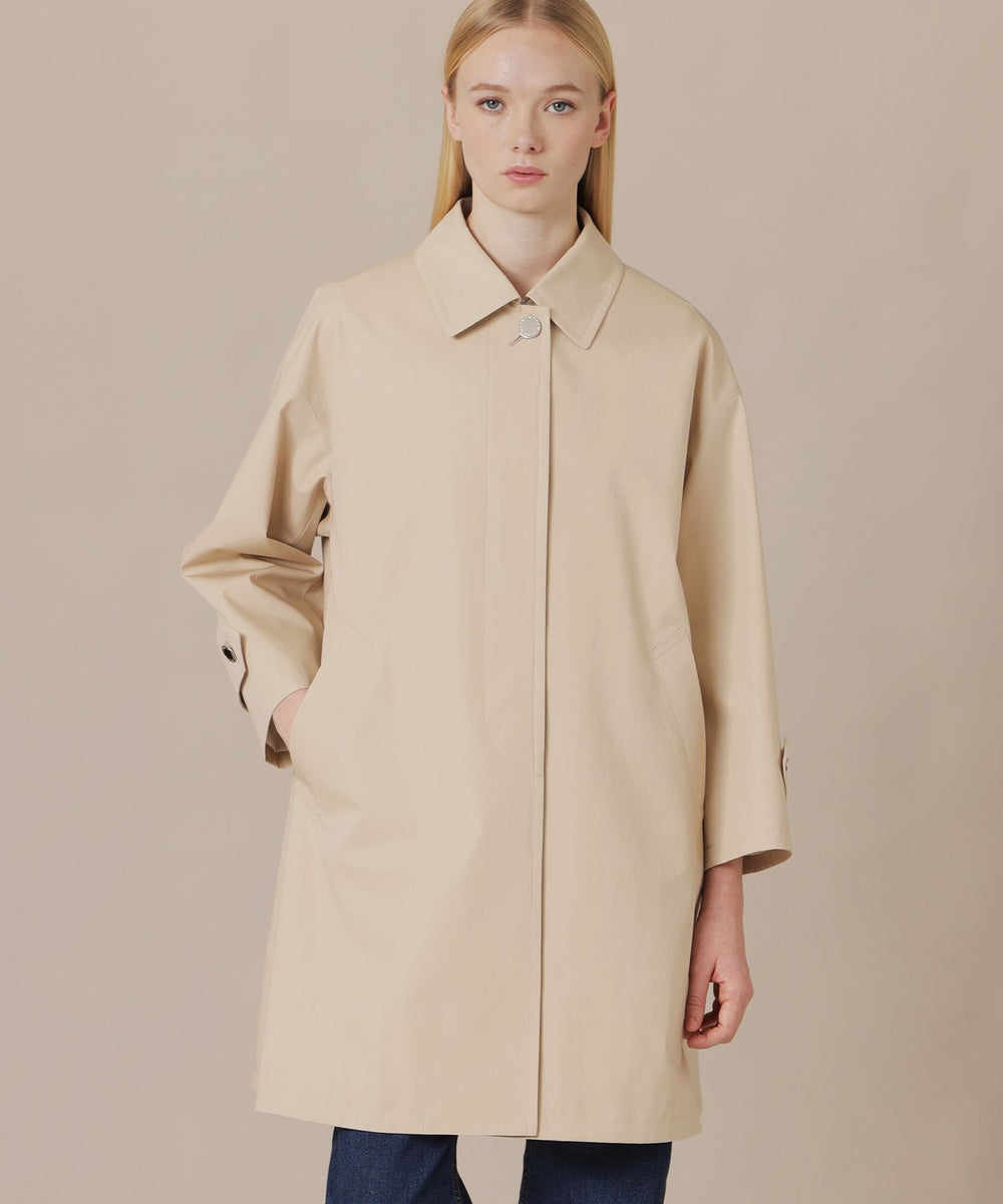 ROSLEY/ロズリー】ウエザーコットンステンカラーコート(コート