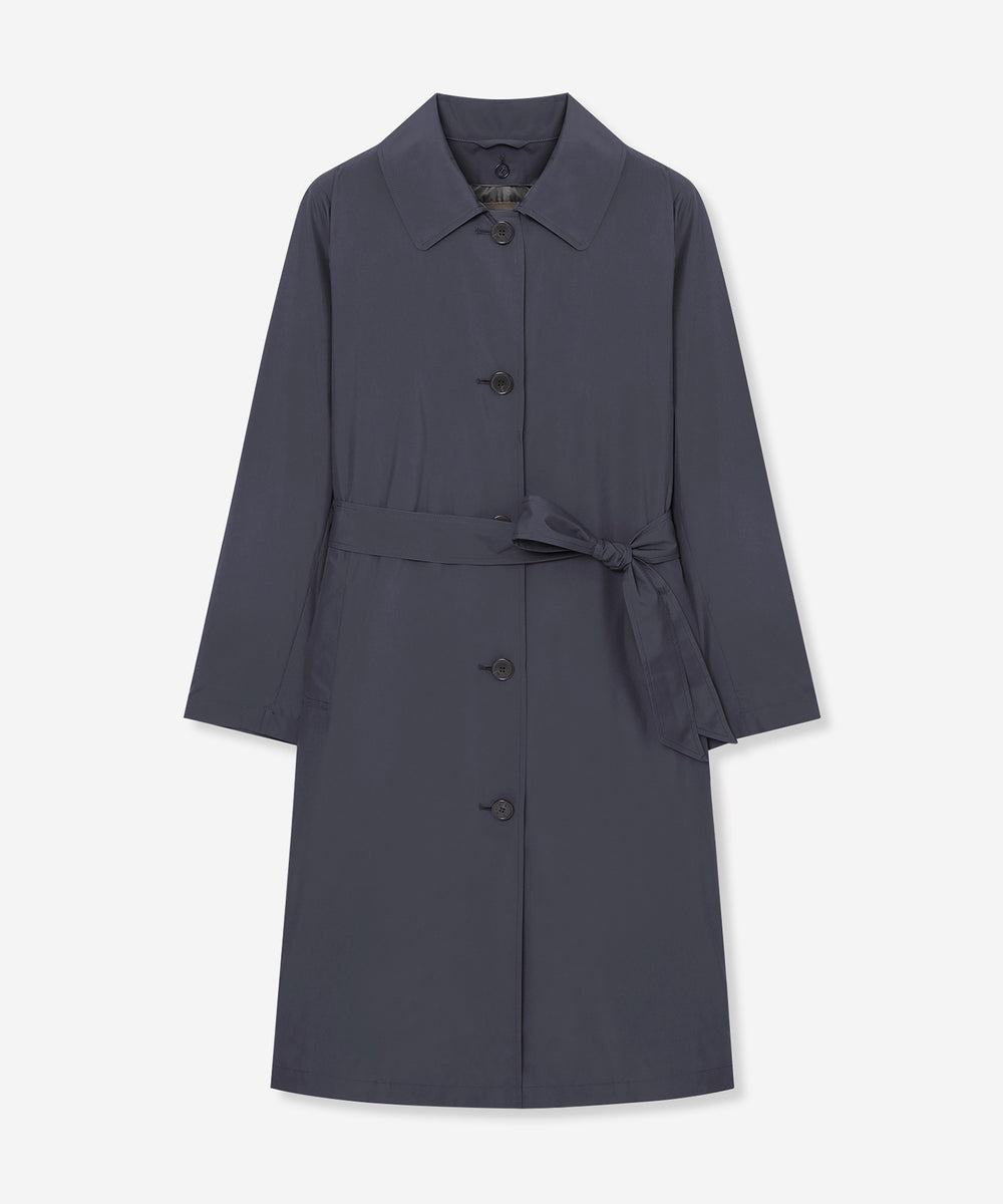 美品☆23AW☆マッキントッシュ ポリエステルグログランコート ブルゾン BANTON/バントン】パウダータフタステンカラーコート(コート