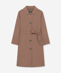 BANTON/バントン】パウダータフタステンカラーコート(コート