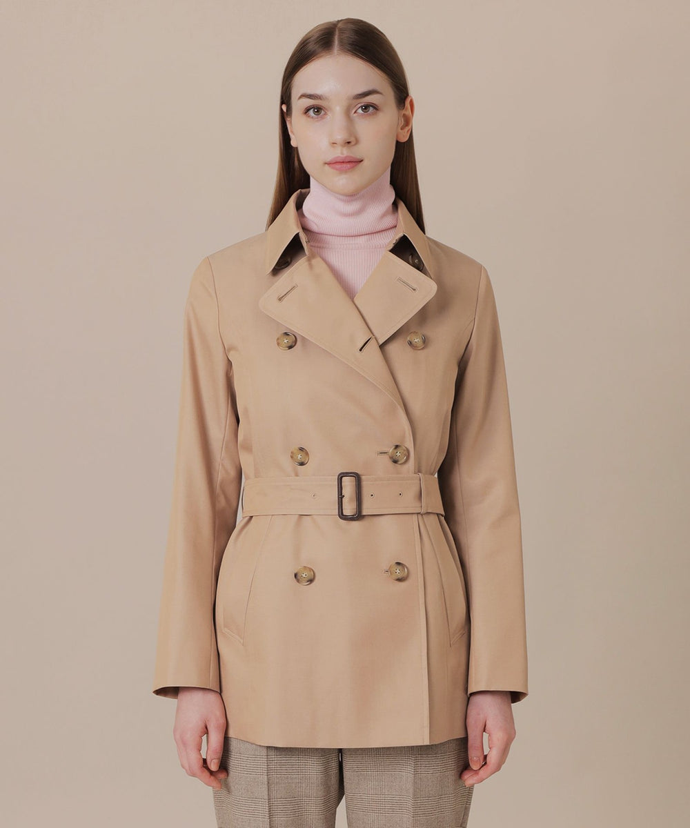 GABARDINE 19】【LOGIE/ロージー】ショートトレンチコート