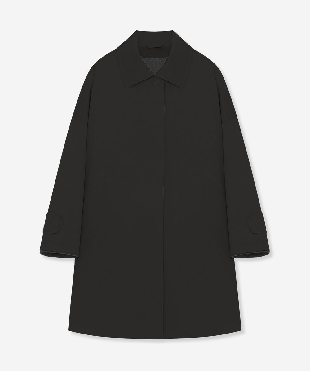 極美品　マッキントッシュロンドン　タフタ　レインコート　撥水リボンベルト大きい ROSLEY/ロズリー】レインナイロンタフタコート(コート