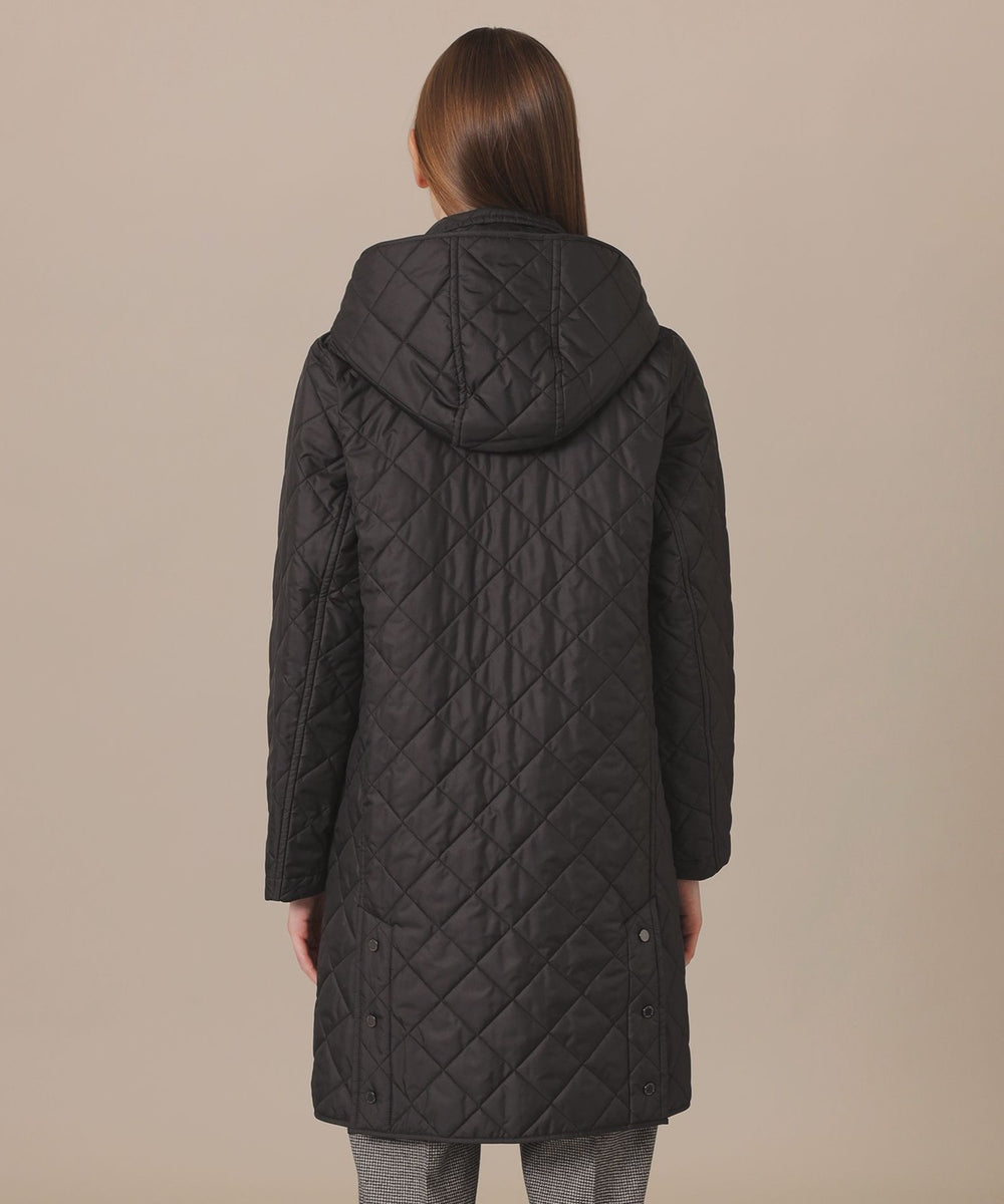 キルティングタフタフーデットコート(コート)｜MACKINTOSH LONDON