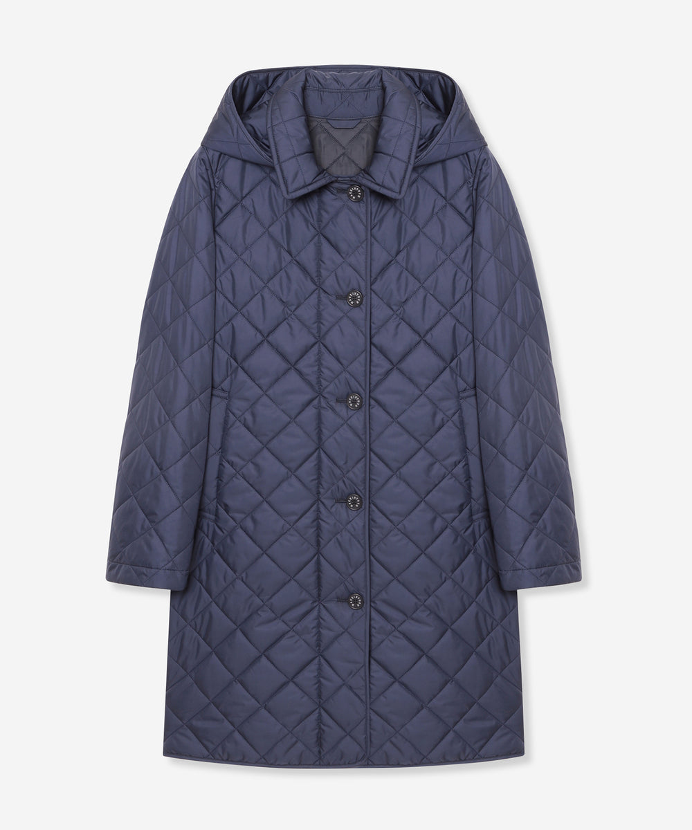 キルティングタフタフーデットコート(コート)｜MACKINTOSH LONDON