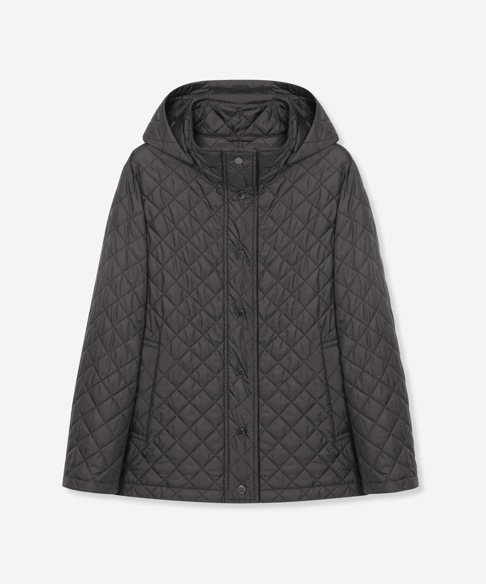 キルティングタフタフーデットショートコート(コート)｜MACKINTOSH