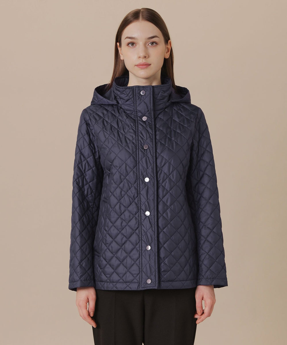 キルティングタフタフーデットショートコート(コート)｜MACKINTOSH