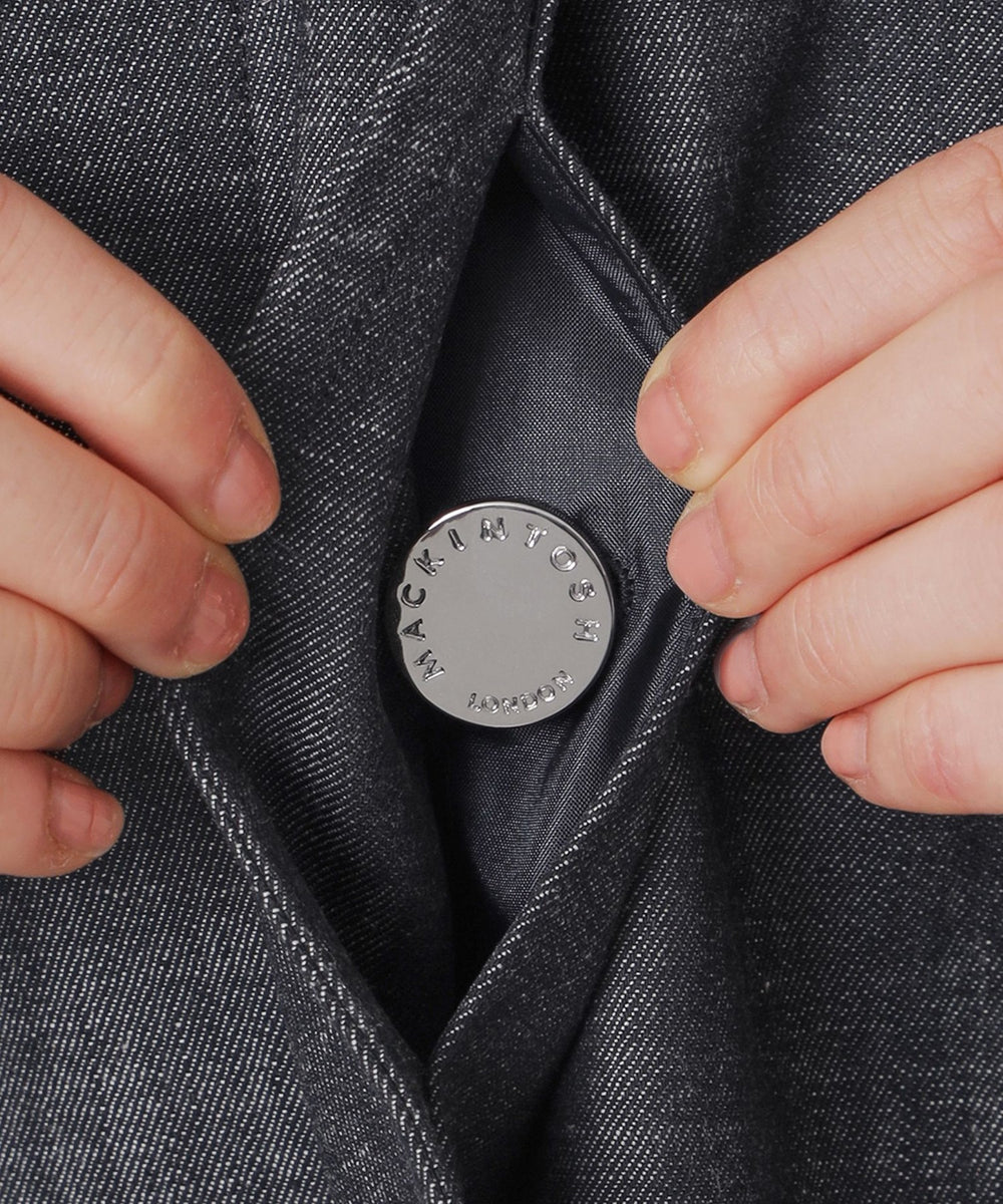 ROSLEY/ロズリー】デニムステンカラーショートコート(コート