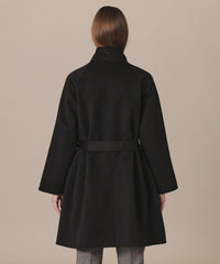 マッキントッシュ　ウールコート　カシミヤ混　サイズ40 ブラック セール】 【DUNFORD】ウールカシミヤビーバーステンカラーコート