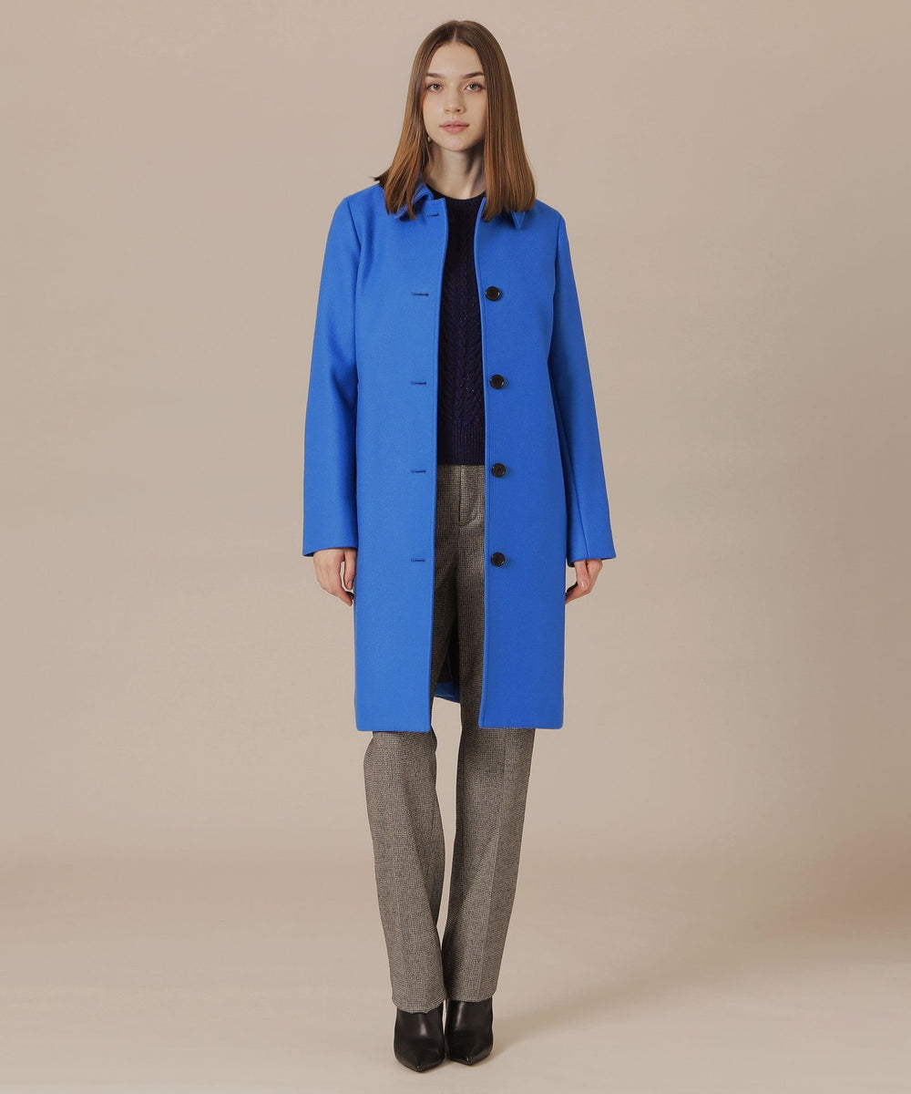 マッキントッシュ ステンカラー メルトンコート ウール ネイビー 38 MACKINTOSH LONDON（マッキントッシュ ロンドン） ステンカラーコート