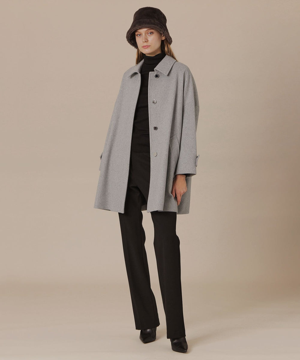 MACKINTOSH LONDON ROSLEY ビーバーステンカラーコート エクラ掲載】【ROSLEY/ロズリー】ピュアラムビーバーステン