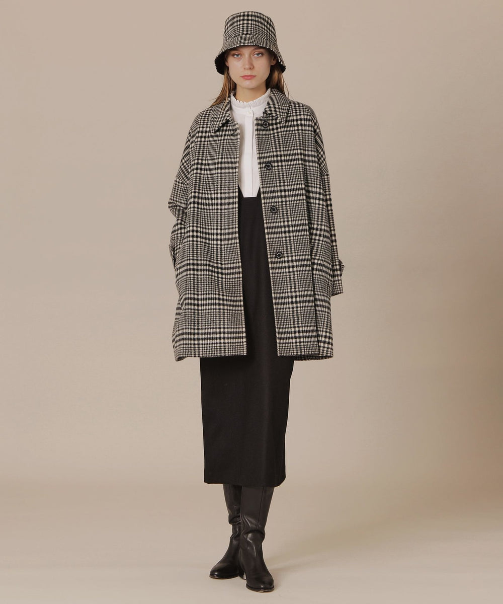 MACKINTOSH LONDON ROSLEY ビーバーステンカラーコート エクラ掲載】【ROSLEY/ロズリー】ピュアラムビーバーステン