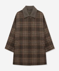 WEB・一部店舗限定】【ROSLEY/ロズリー】ウールリバーチェックコート