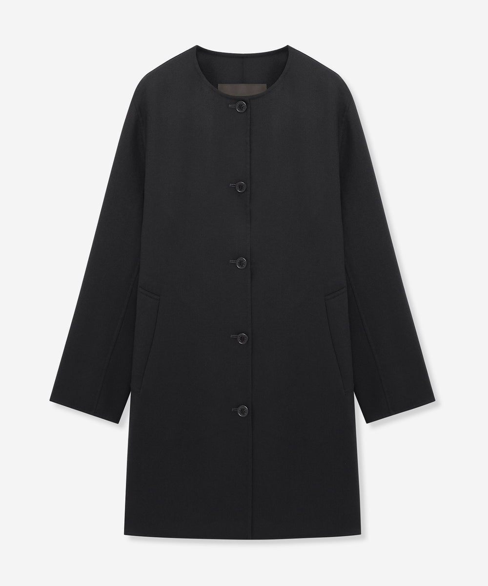 ライトウールリバーノーカラーコート(コート)｜MACKINTOSH LONDON