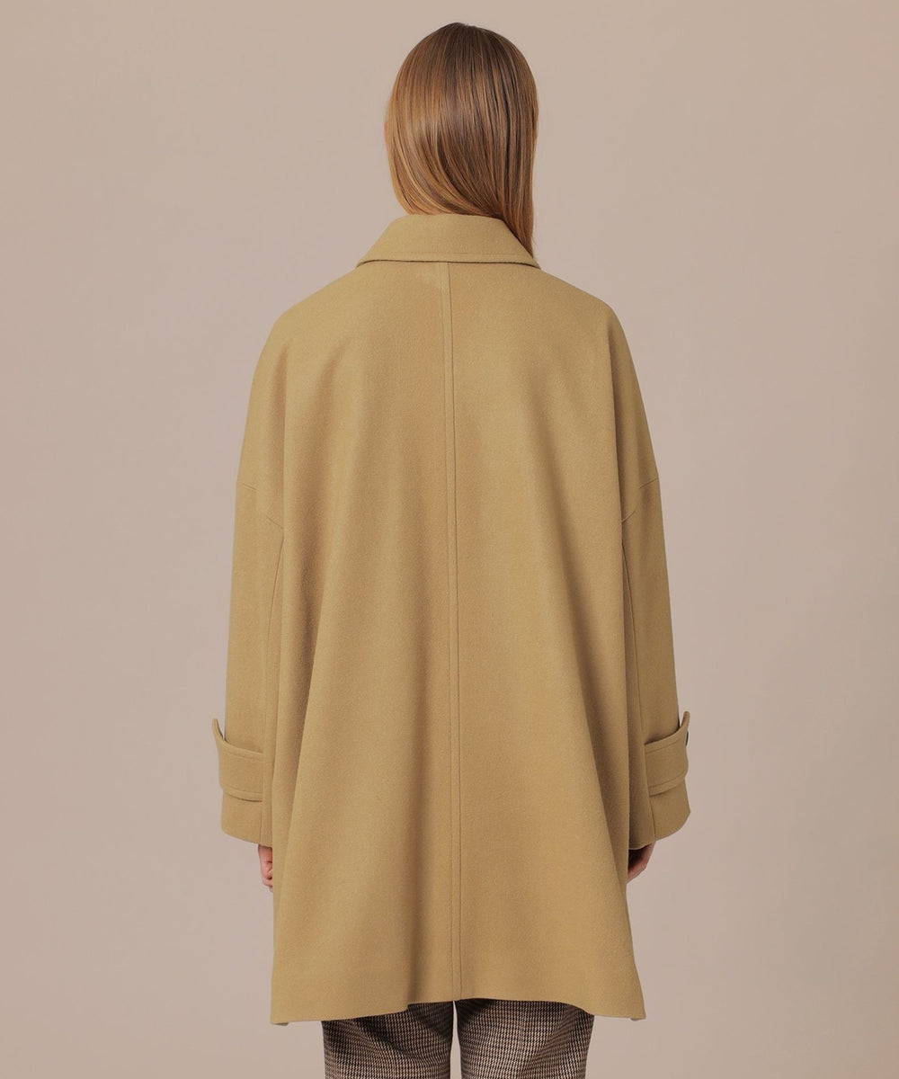 ROSLEY/ロズリー】ファインウールメルトンステンカラーコート(コート