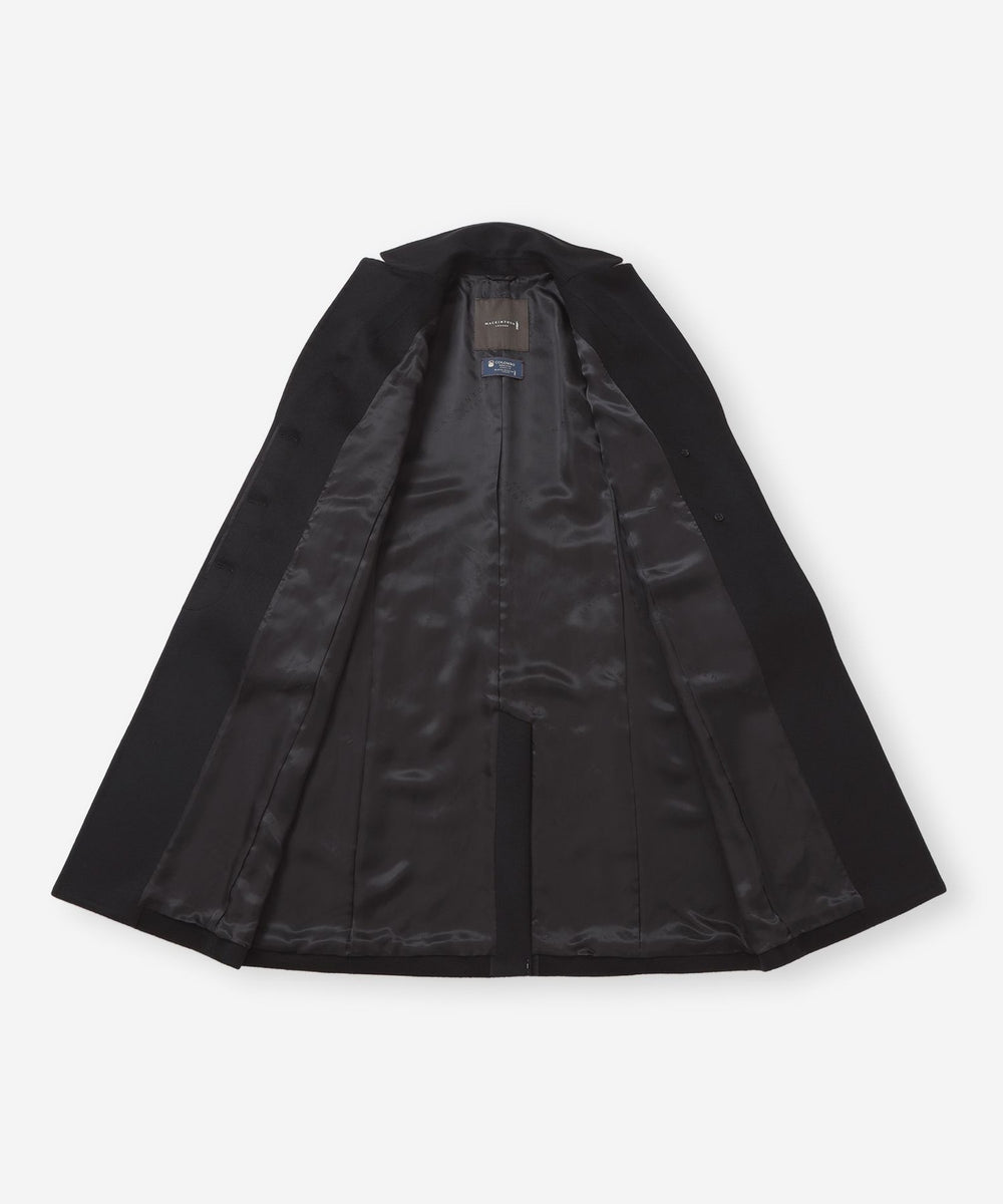新品同様✨　マッキントッシュ　ピーコート　ヘリンボーン　ブラック　ウール　8 WEB・一部店舗限定】【RESFON/レスフォン】ウールジベリンコート