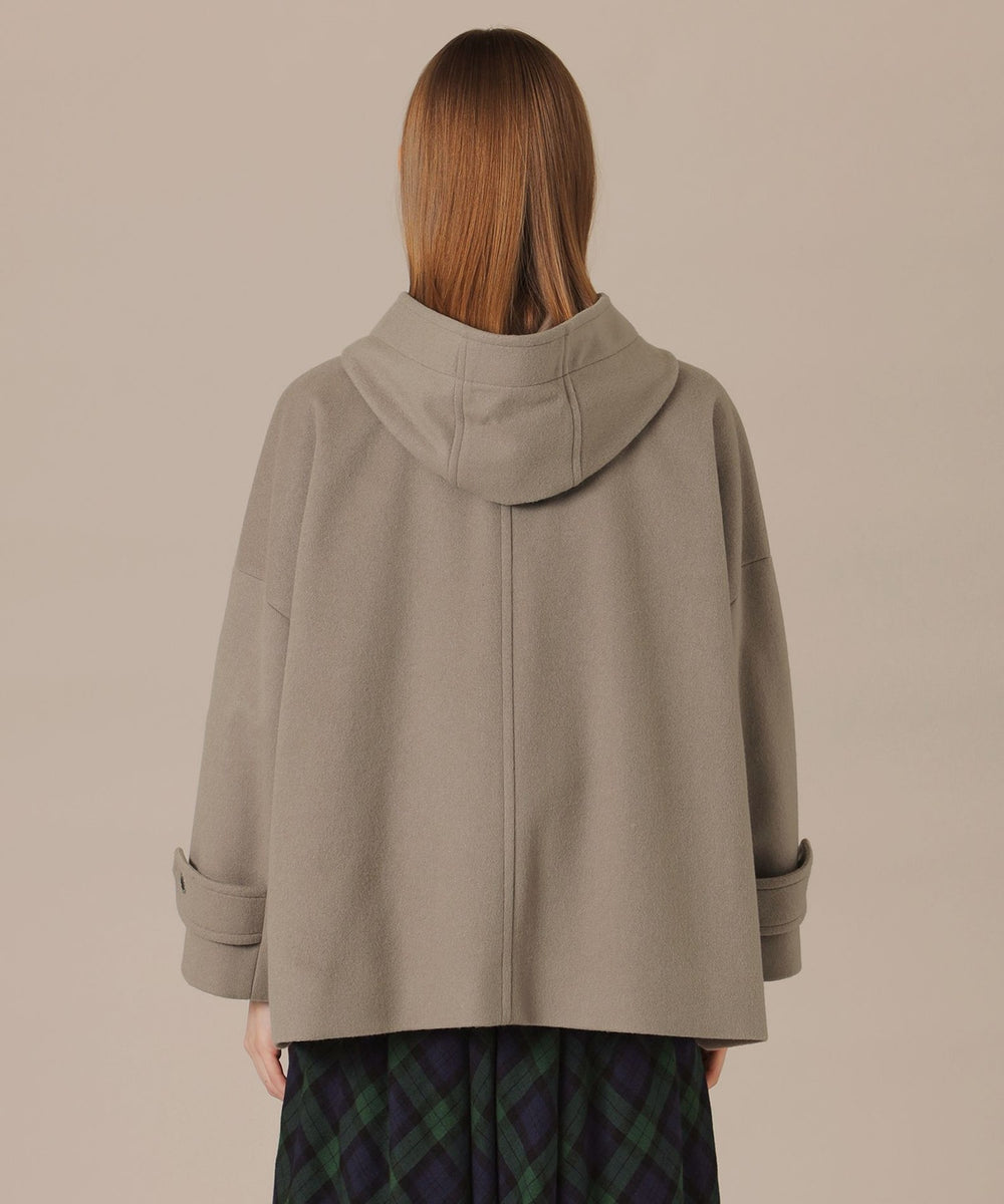 ROSLEY/ロズリー】ぺコラム圧縮ビーバーフーデットコート(コート