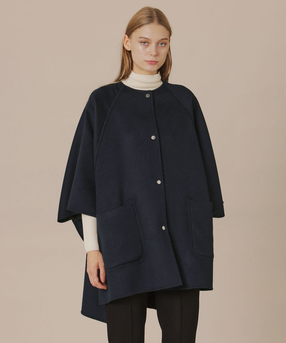 カシミヤブレンドウールポンチョ(コート)｜MACKINTOSH LONDON