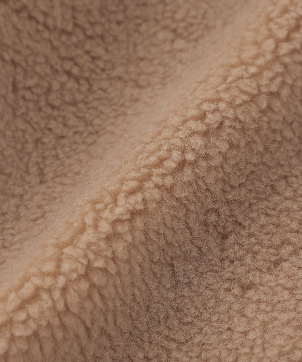 WEB・一部店舗限定】【ROSLEY/ロズリー】ウールブレンドボアノーカラー