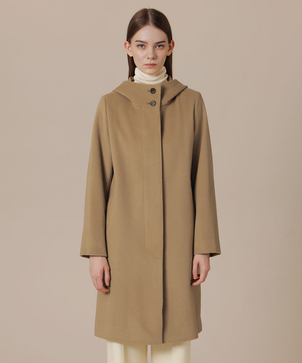マッキントッシュ　フード　コート　ベージュ　38 WEB・一部店舗限定】ソフトウールモッサフーデットコート(コート