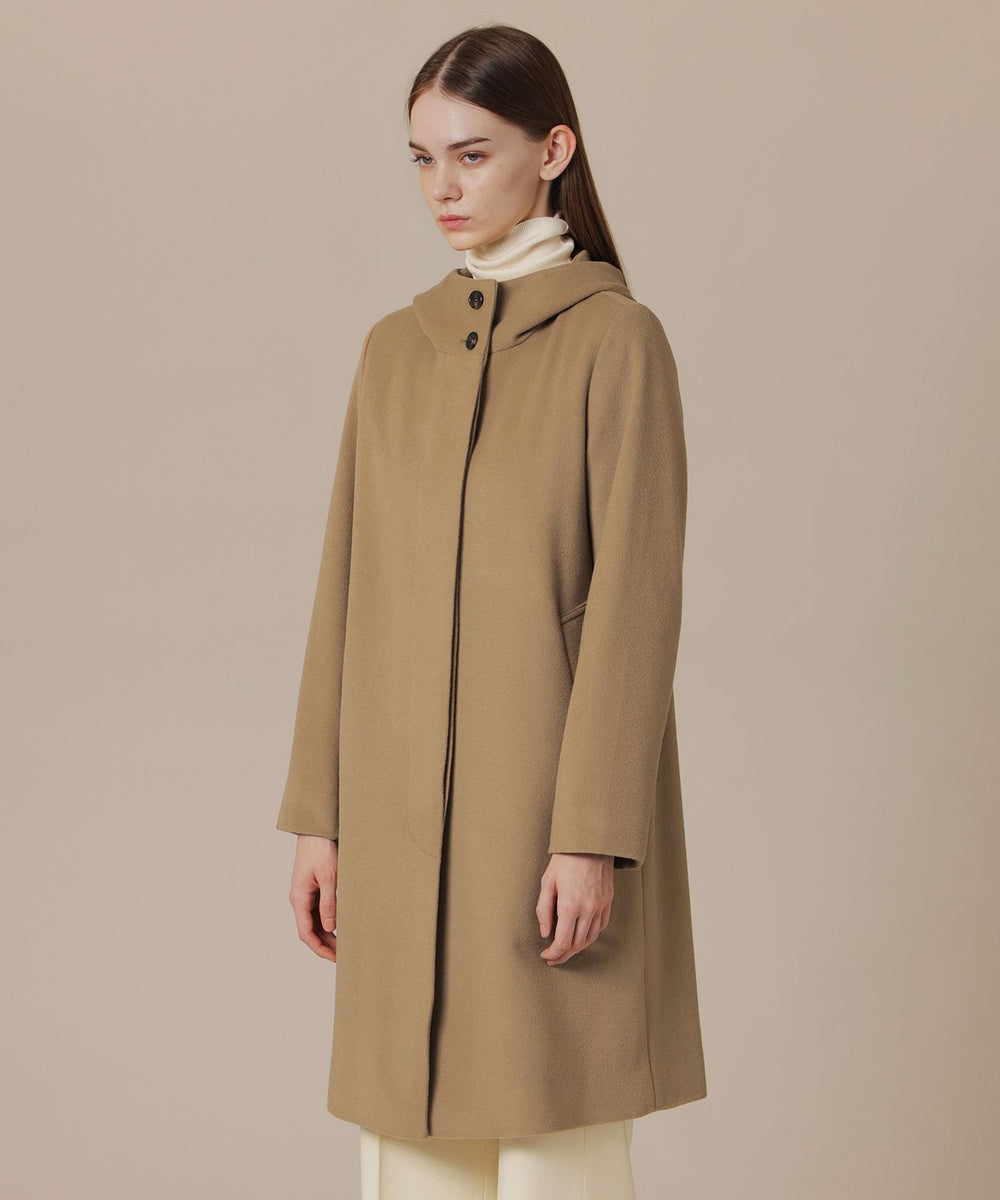 WEB・一部店舗限定】ソフトウールモッサフーデットコート(コート