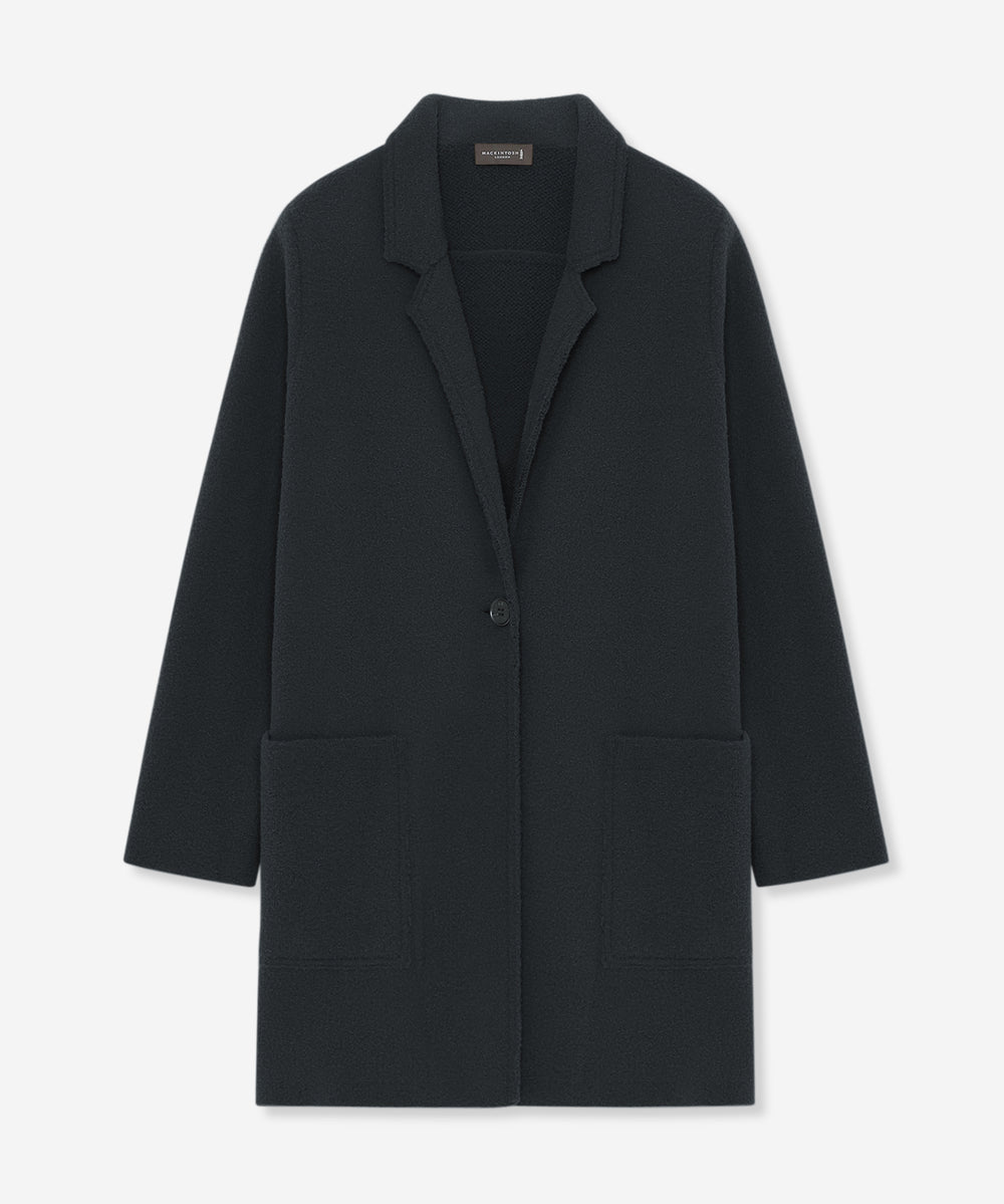 ダブルフェイスニットジャケット(コート)｜MACKINTOSH LONDON