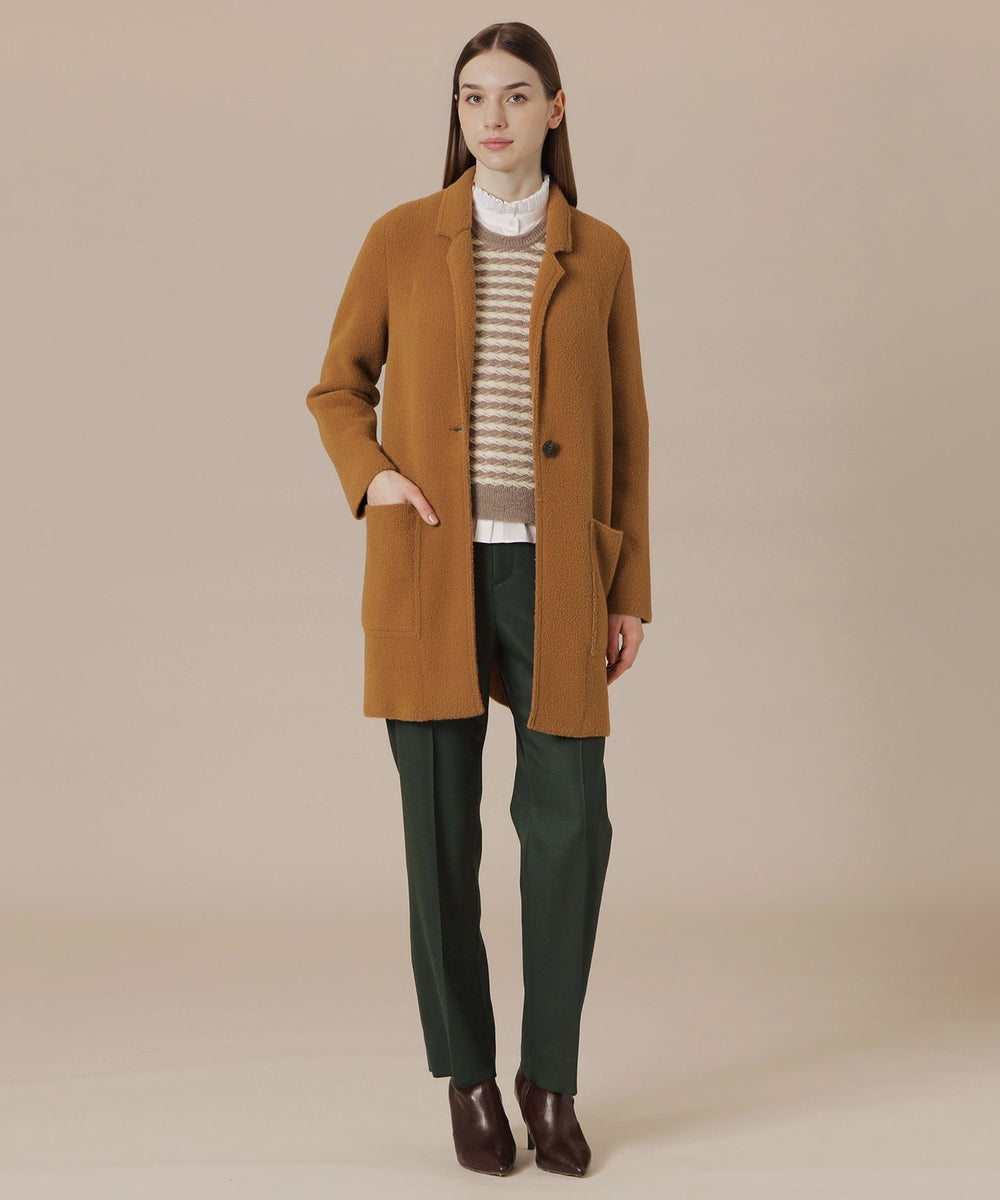 【美品】MACKINTOSH LONDON ダブルフェイスニットアウター 38 ダブルフェイスニットアウター(コート)｜MACKINTOSH LONDON