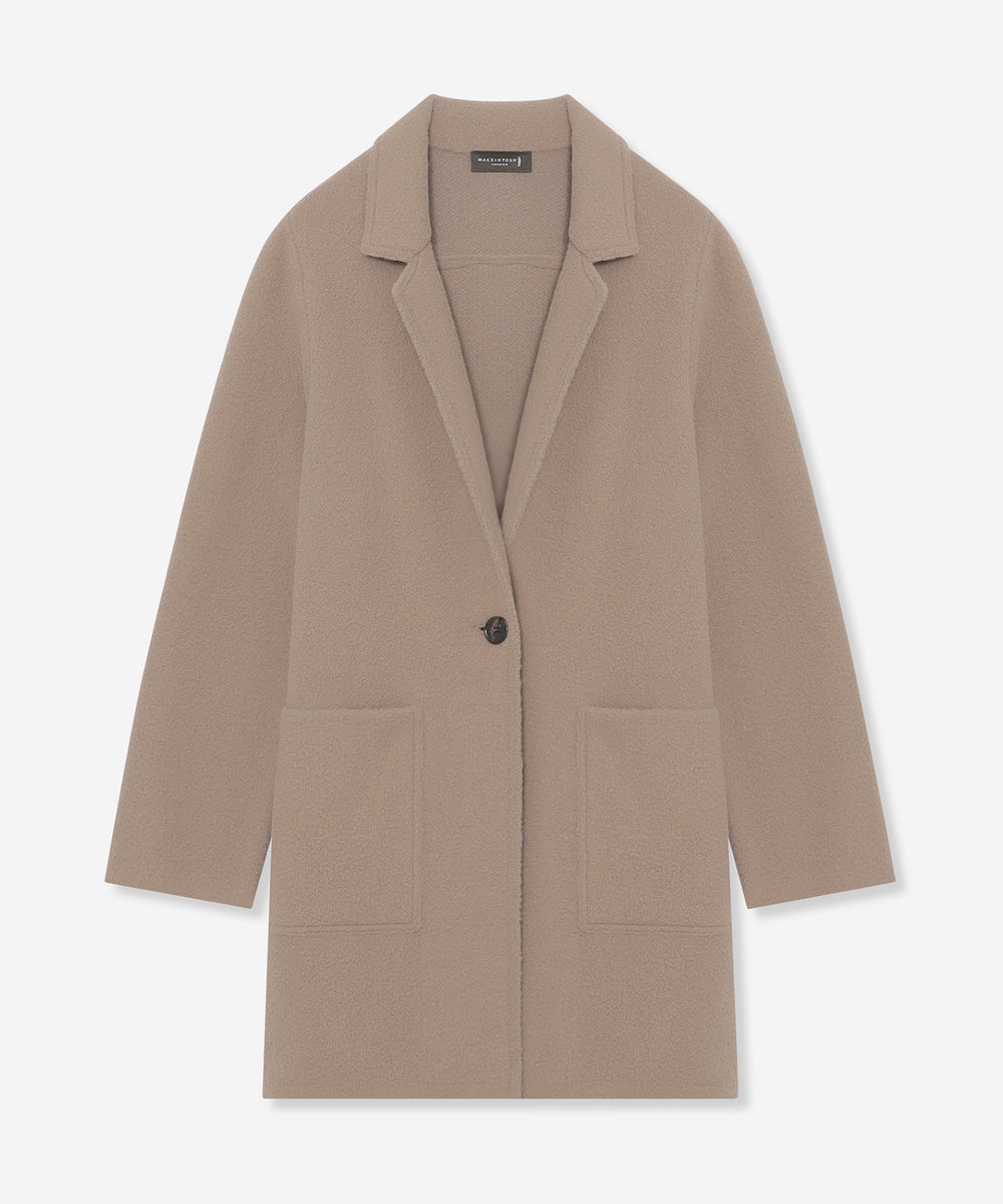 ダブルフェイスニットジャケット(コート)｜MACKINTOSH LONDON