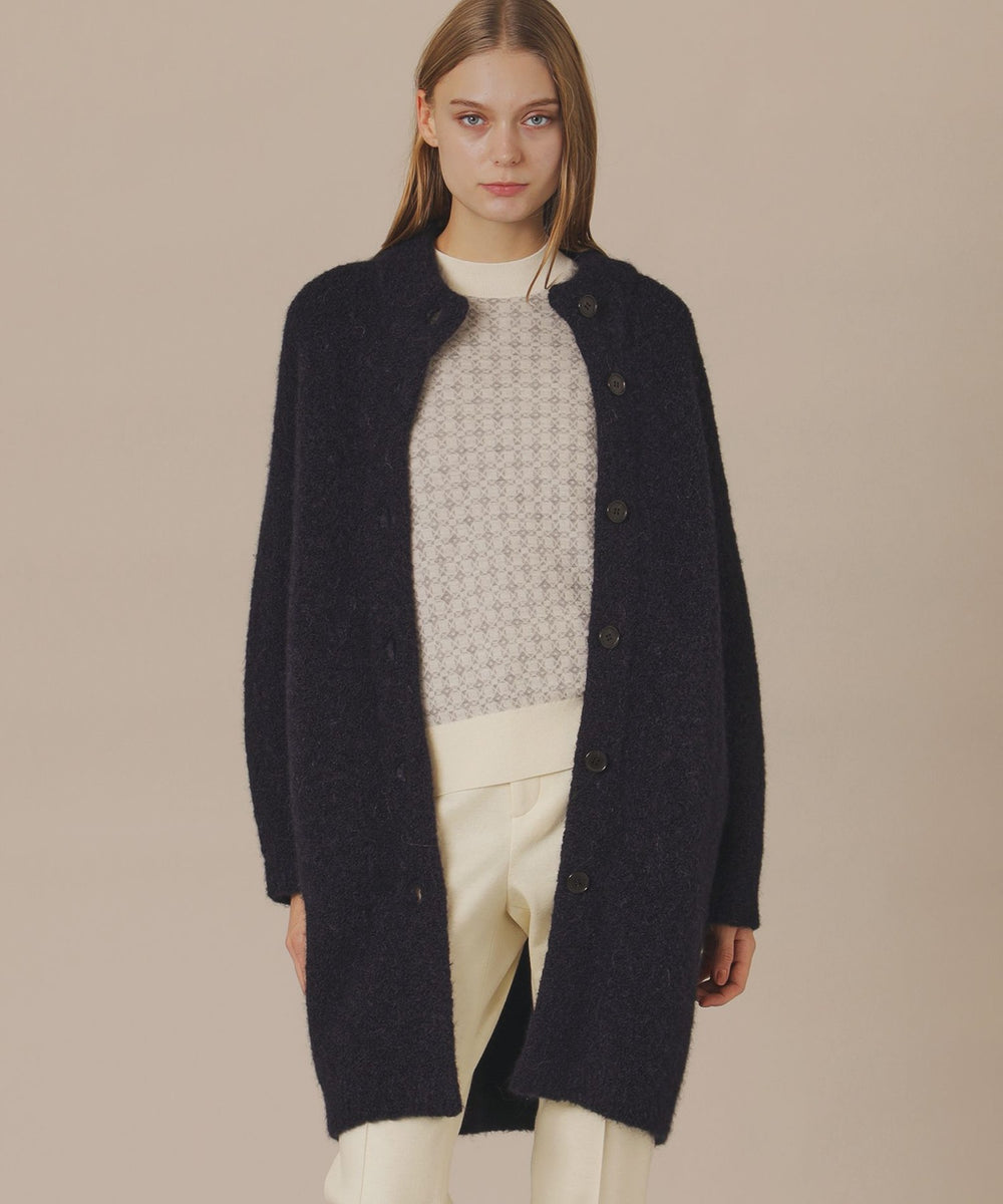 アルパカループロングカーディガン(コート)｜MACKINTOSH LONDON