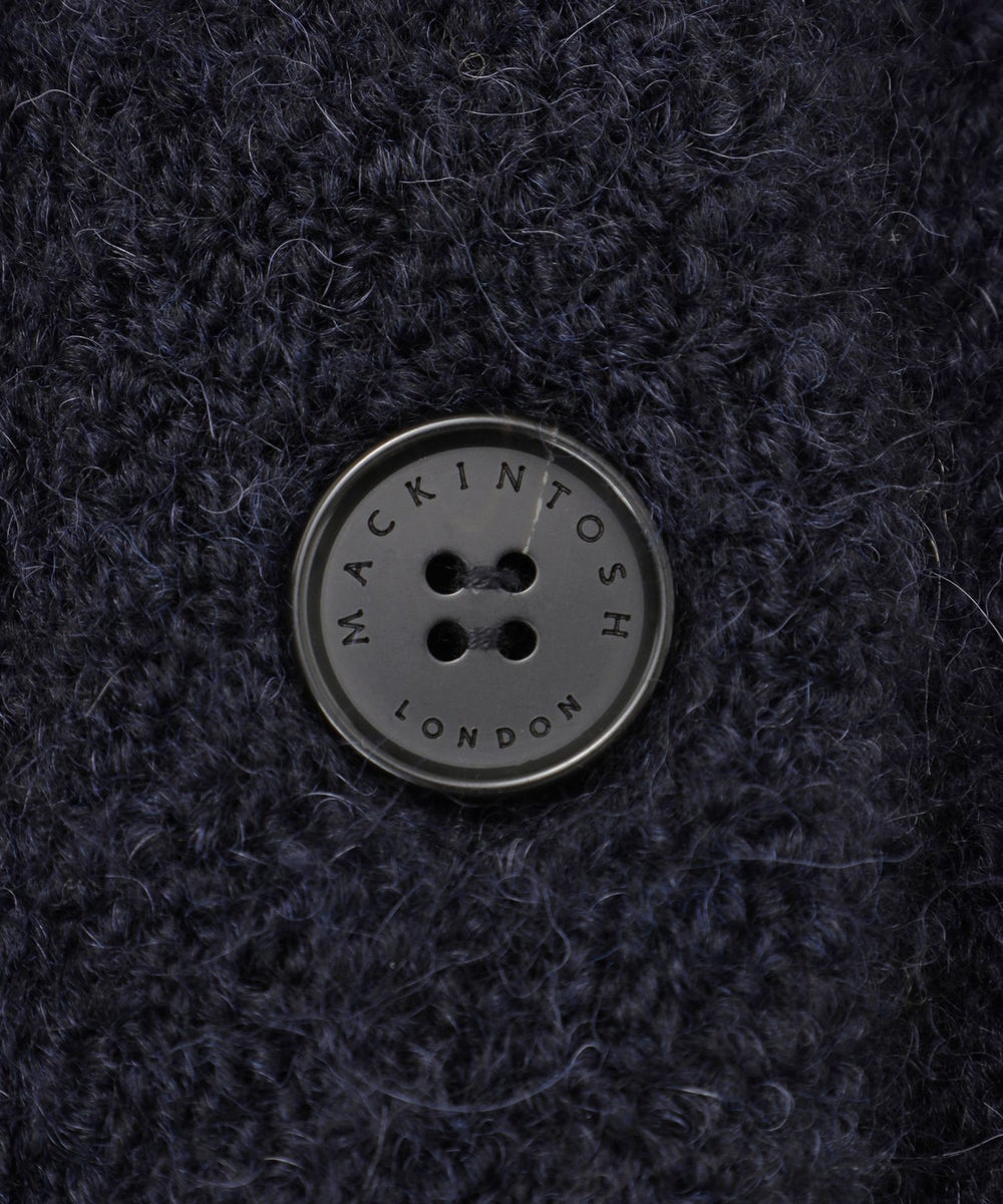 アルパカループロングカーディガン