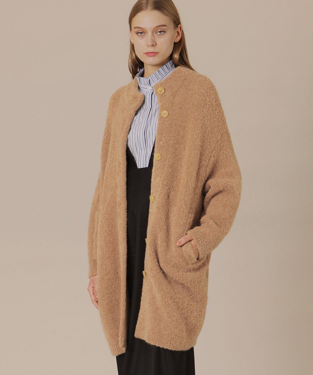 アルパカループロングカーディガン(コート)｜MACKINTOSH LONDON