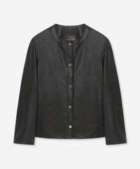 MACKINTOSH ブラック ノーカラージャケット ノーカラーレザージャケット(ジャケット)｜MACKINTOSH LONDON