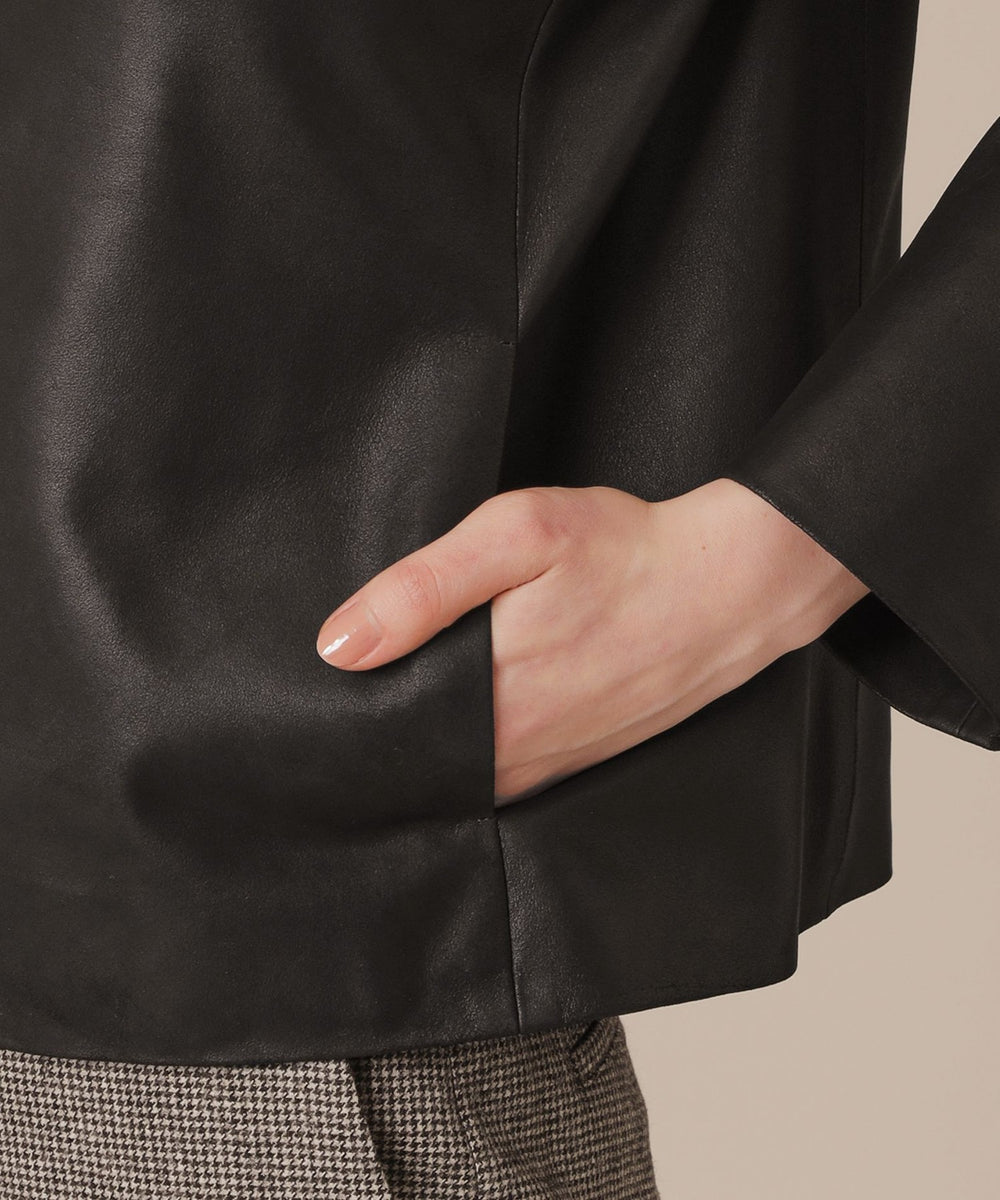 ジャソン② Weather proofed Leather】レザーアワードジャケット(ブルゾン